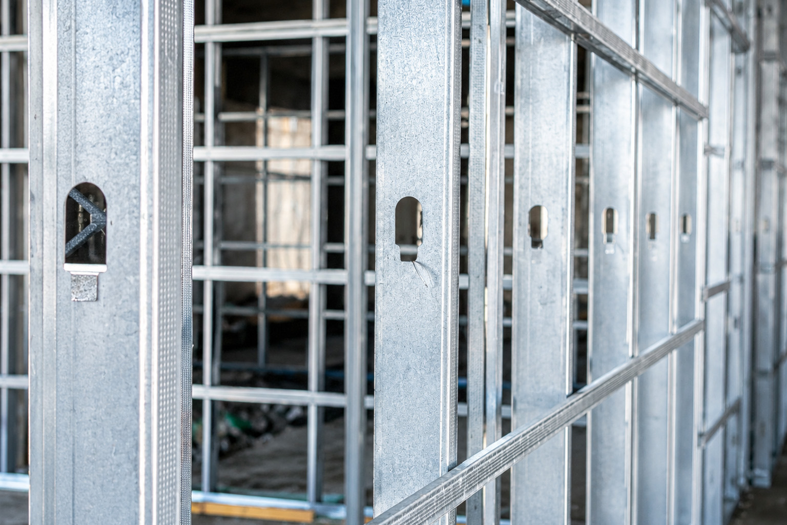 Perfiles estructurales de acero galvanizado Tracks